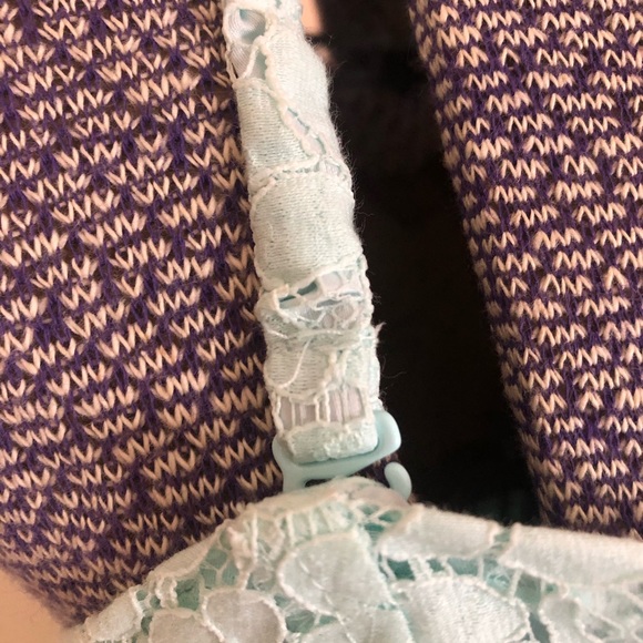 Talula Debutante lace dress in mint - Picture 9 of 10